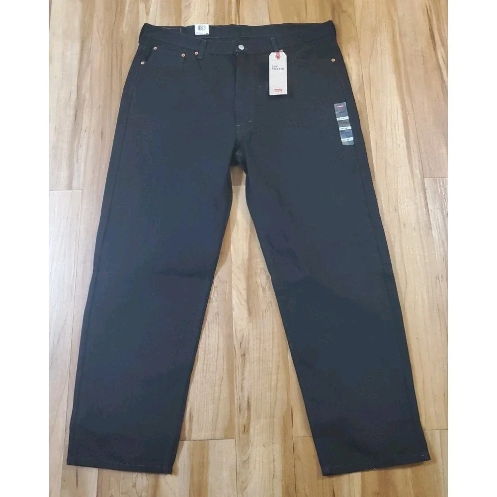 Levi's Big & Tall Men's 550 Relaxed-fit Jeans 44 x 32 NEW Black